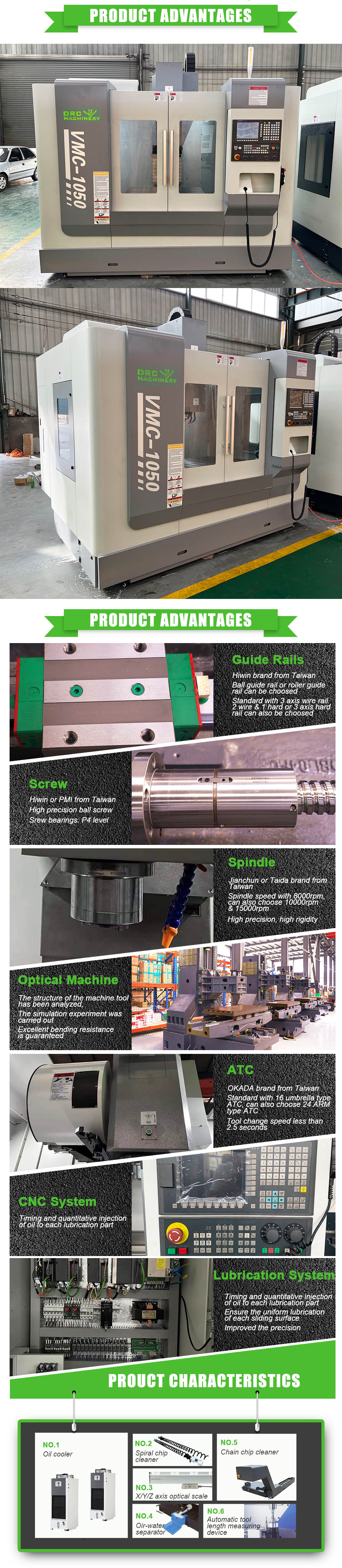 VMC 1050 Production Line