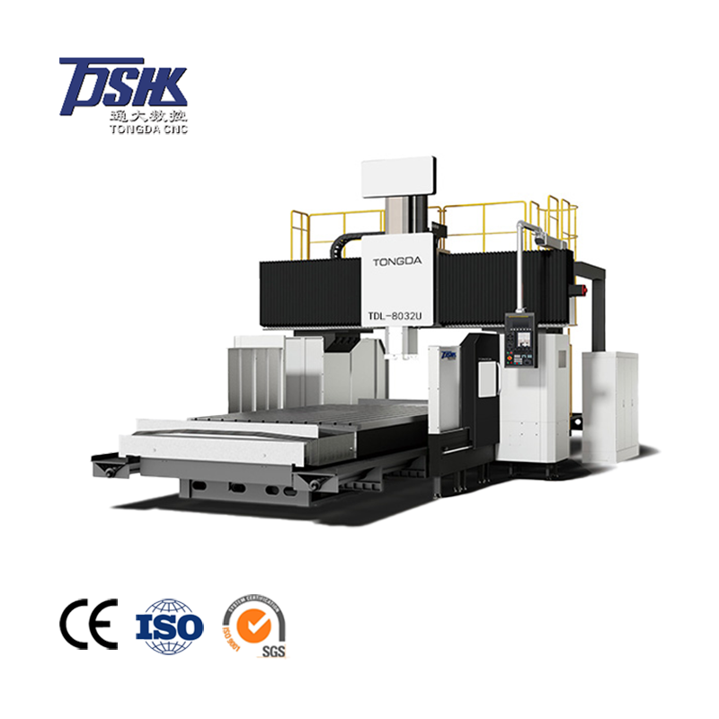 TDL8032U Double Column Gantry CNC Machine with Syntec Control for High Precision 3 Axis Metal Milling