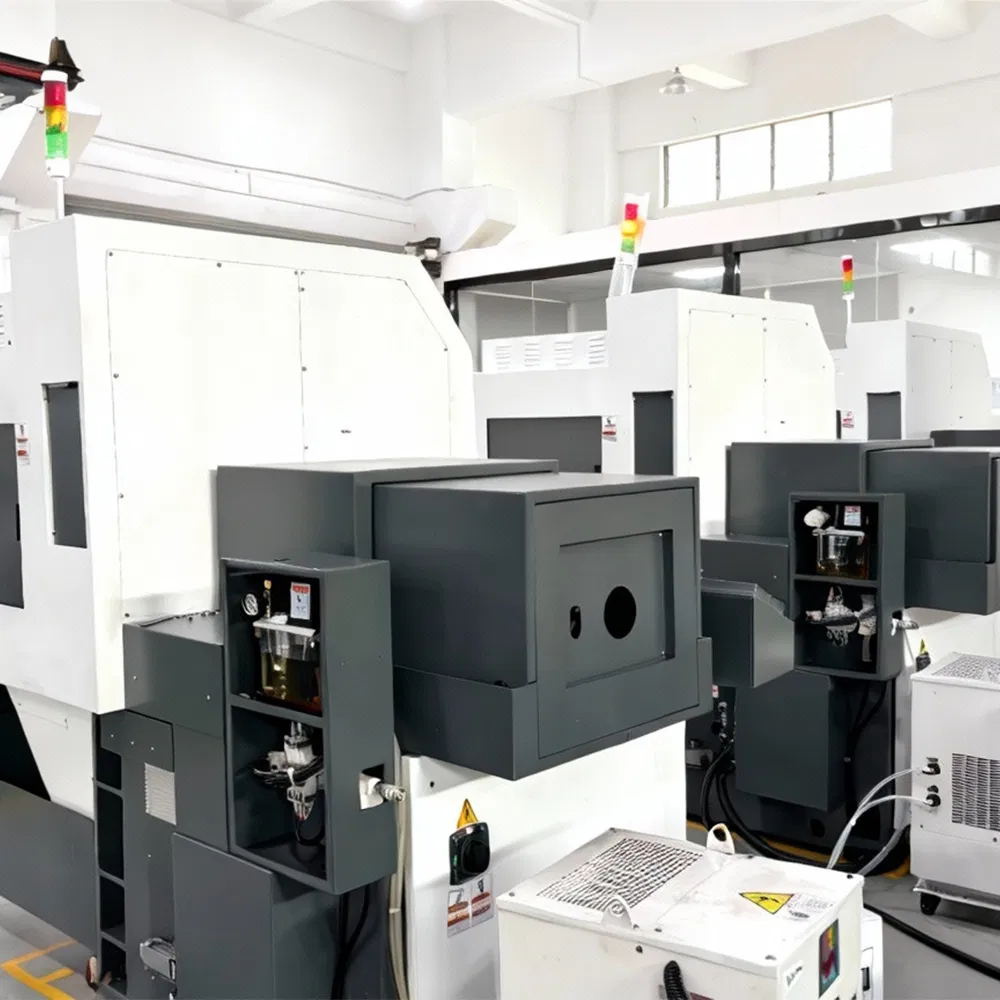Precision Dual Spindle Swiss Type CNC Lathe for High-Quality Machining