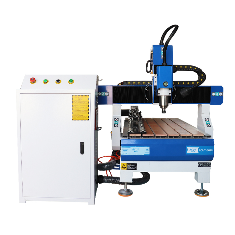 1.5kw 2.2kw 3kw Mini Desktop Type 4 Axis 6090 CNC Router Price for Wood Acrylic MDF Engraving