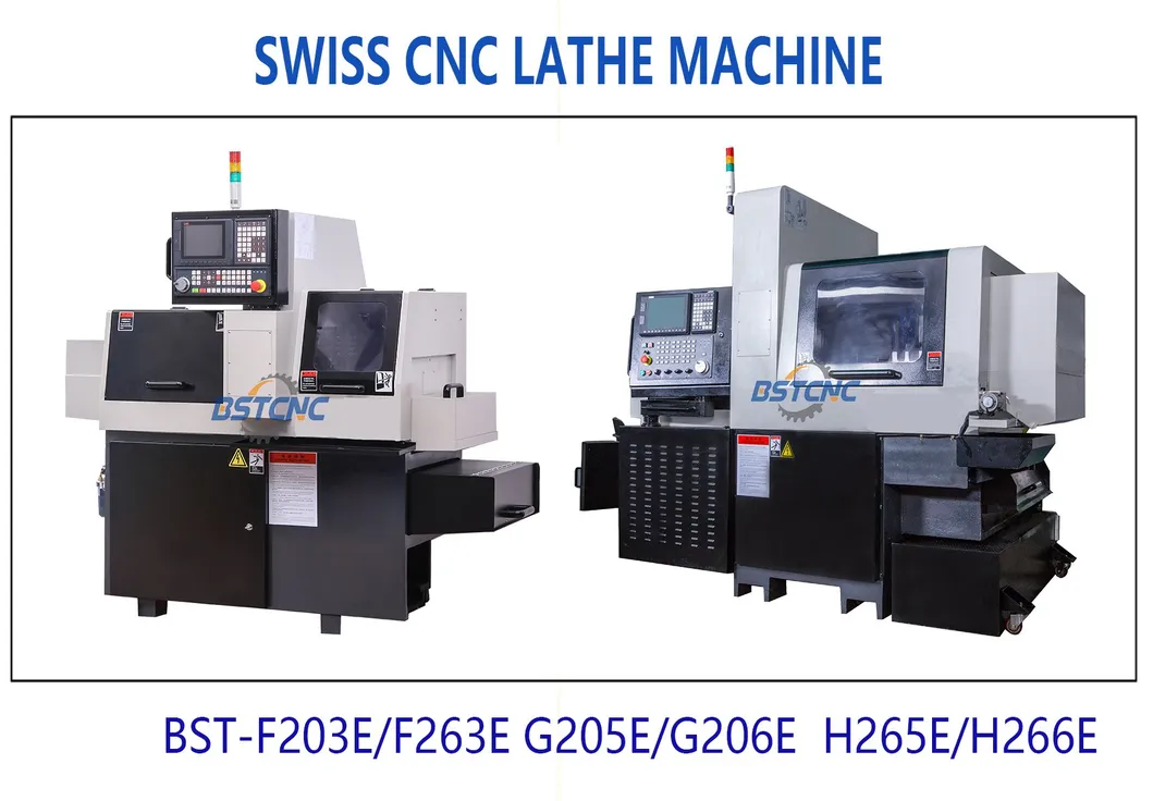 Bst-F263e Automatic Swiss Type Mini CNC Turning Lathe
