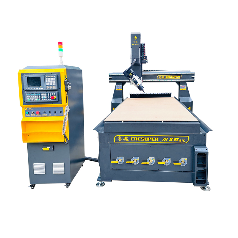 Auto Tool Change Woodworking Furniture 4 Axis Cnc Router 1325 2030 Desktop Cnc Router Machine With Vacuum Table
