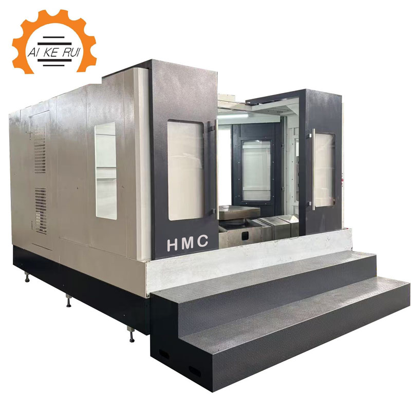 HMC800/TH80 Horizontal Automatic CNC Machining Center 24-Tool Storage System 6000 RPM BT50 Spindle Fanuc Controlled 24-Tool
