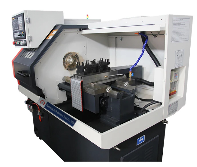 CK6130 Horizontal Flat Bed CNC Lathe Single Spindle Medium Duty Mitsubishi Control System for Benchtop Use