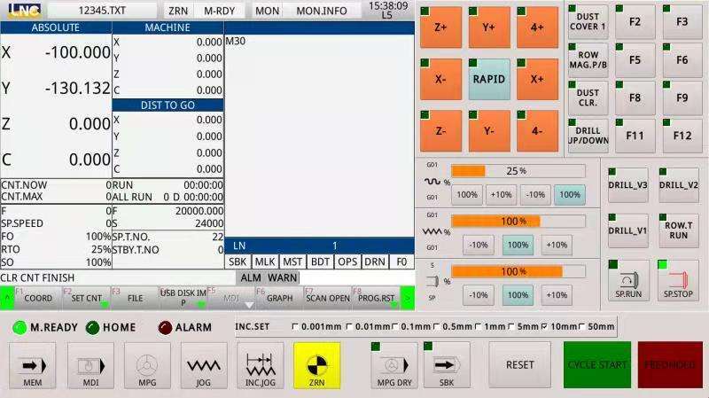 LNC control system