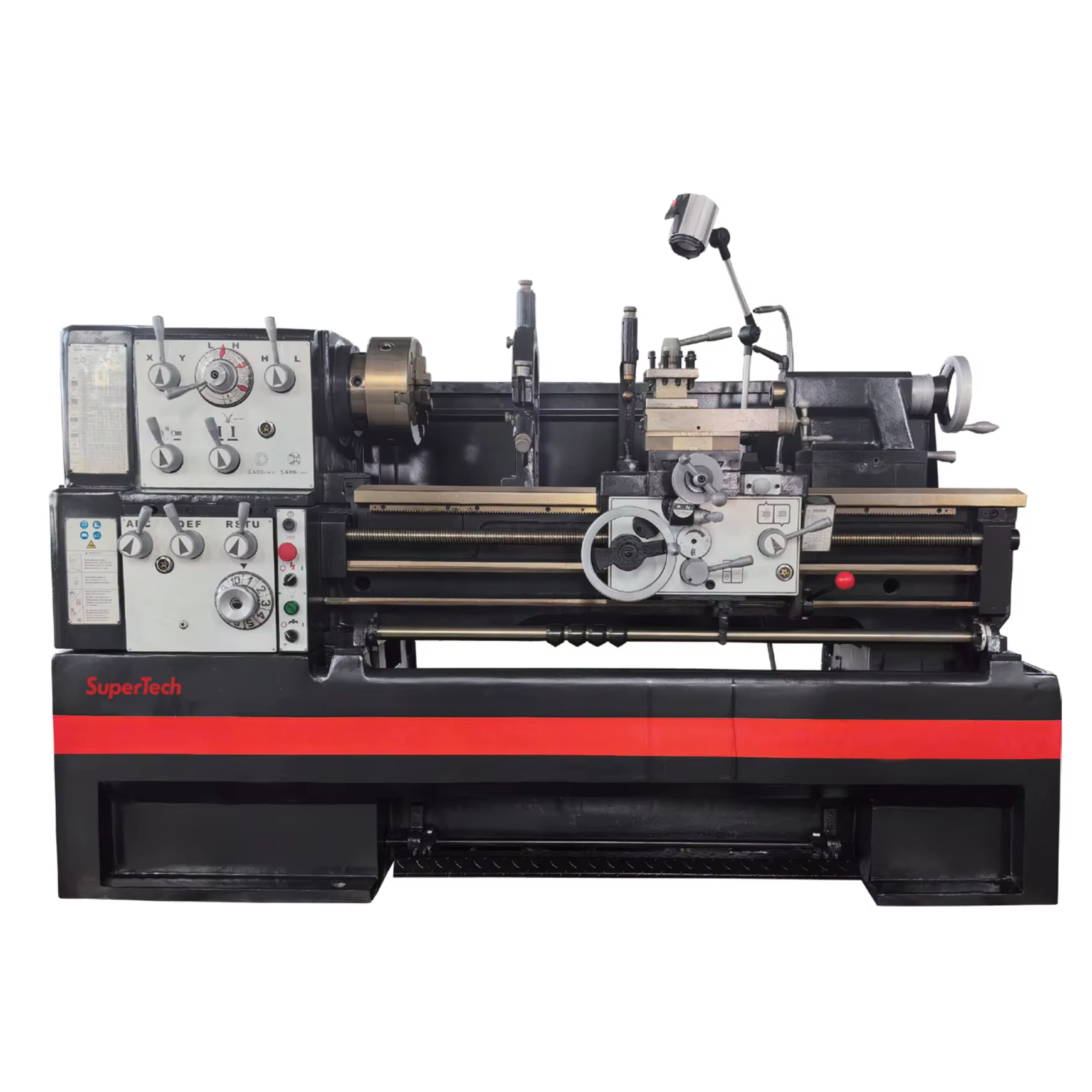 SuperTech CD6241/1000 Digital Multifunctional Horizontal Manual Lathe Used Condition Medium Duty Metal Processing Benchtop Model
