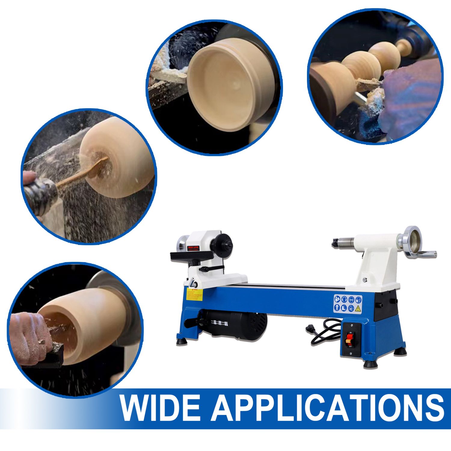 Power Wood Lathe Motor Assembly