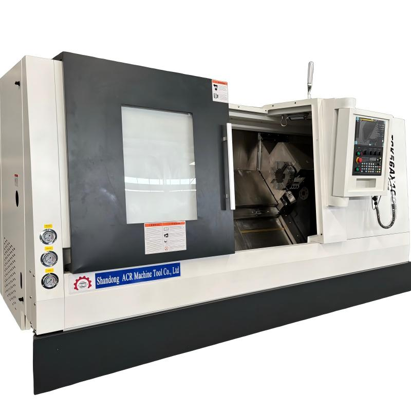 Swiss Type Tck56A Horizontal CNC Lathe Machine with 3-Jaw Chuck