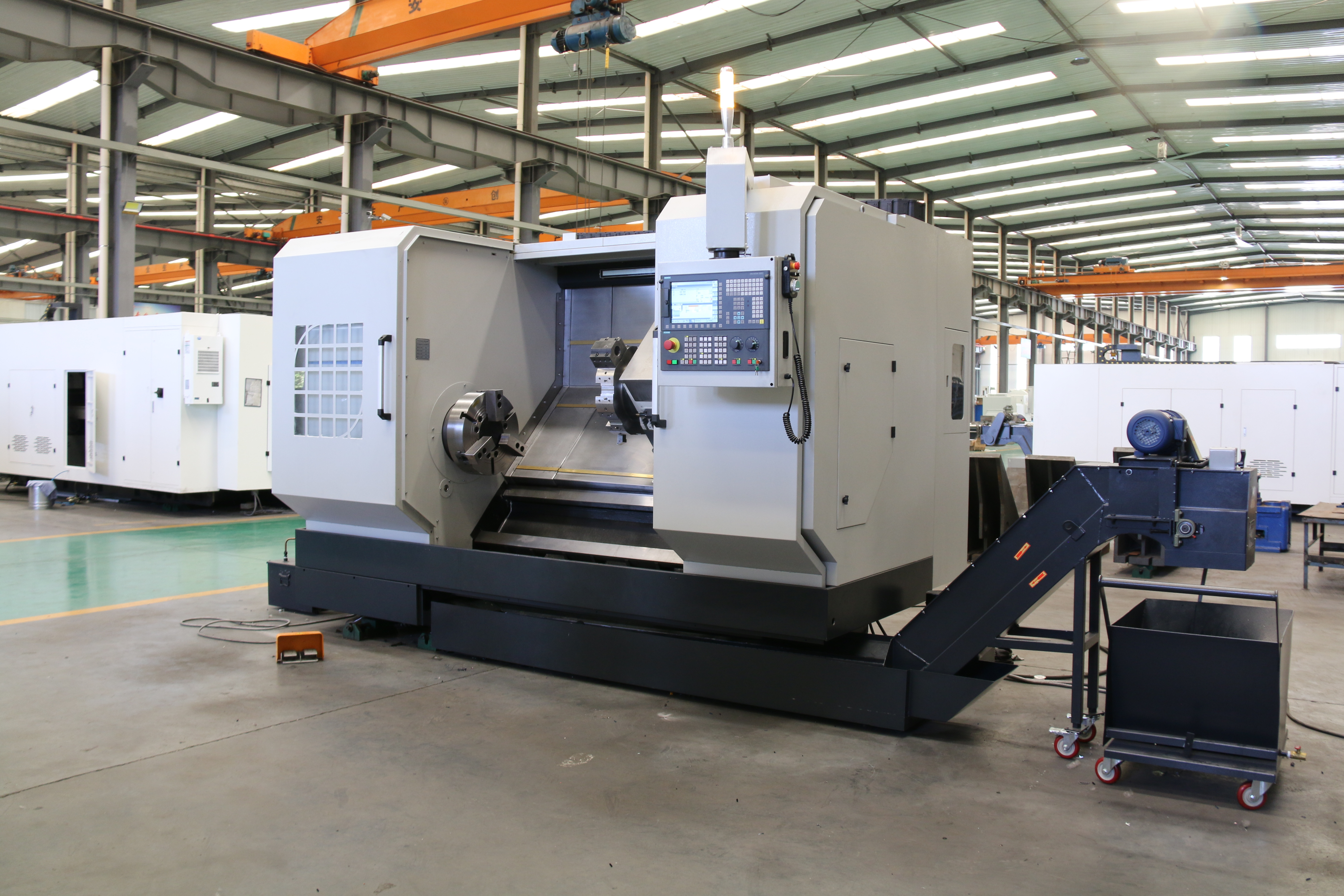 High Quality Cnc Lathe Stainless Machine TCK500 TCK630 TCK800 Machine Lathe Cnc Slant Bed With Caxis Live Milling
