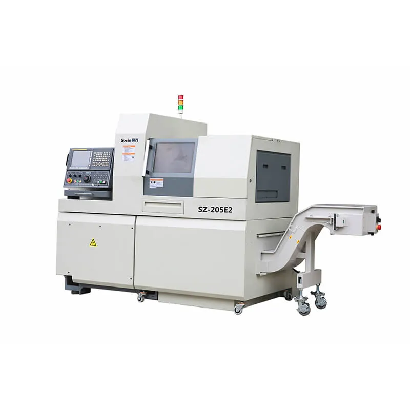 Swiss type CNC lathe machining case or part