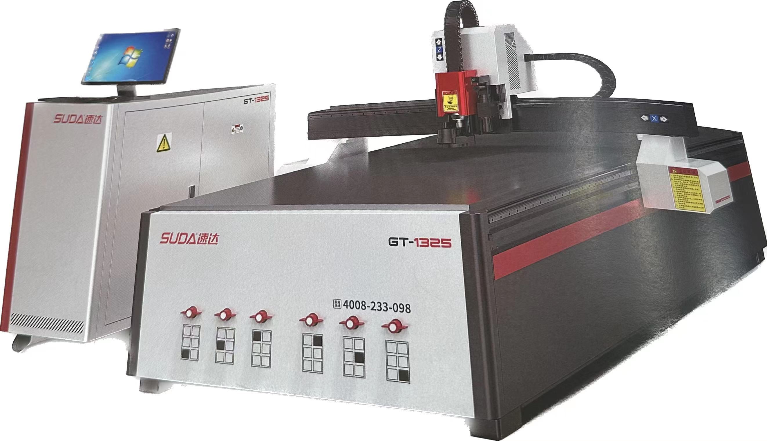 High Quality SUDA GT-13253 Utools Desktop 3 Axis Woodworking Cnc Router Machine for Wood Soft Metal Acrylic Aluminum