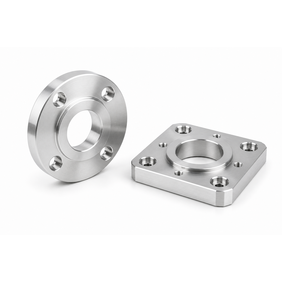 4 Axis CNC Milling Aluminum 6061 7075 Flange For Test Fixtures High Tolerance Precision CNC Milling Parts CNc Machining Part