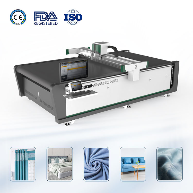 Automatic CNC knife cutting machine application