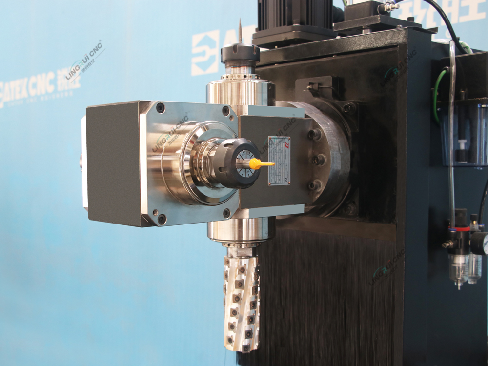 CNC Woodworking Lathe 5 Axis with RTCP Function for Complex Staircase Spiral Stairs Turning Milling