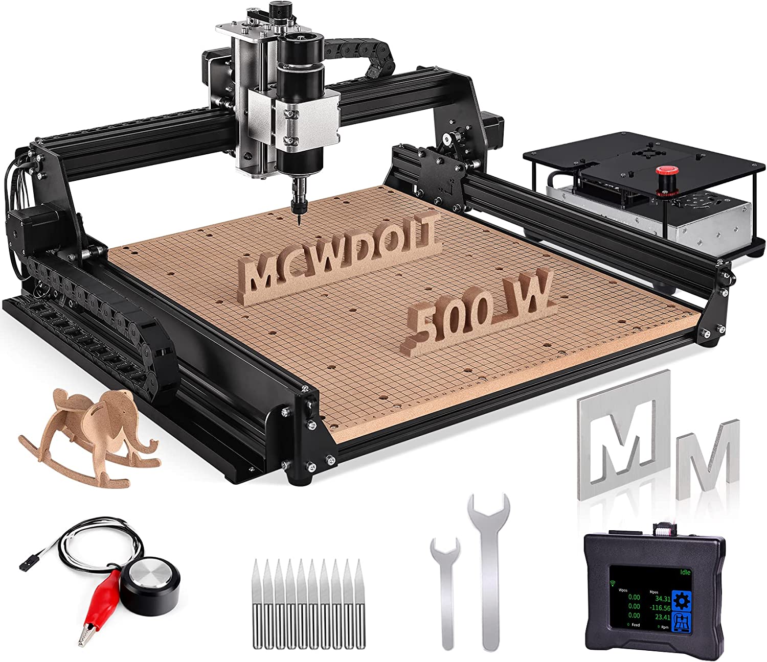 CNC4540 3 Axis 500W Spindle Router Desktop Metal Acrylic PCB MDF Engraving Milling Machine CNC Milling Engravers