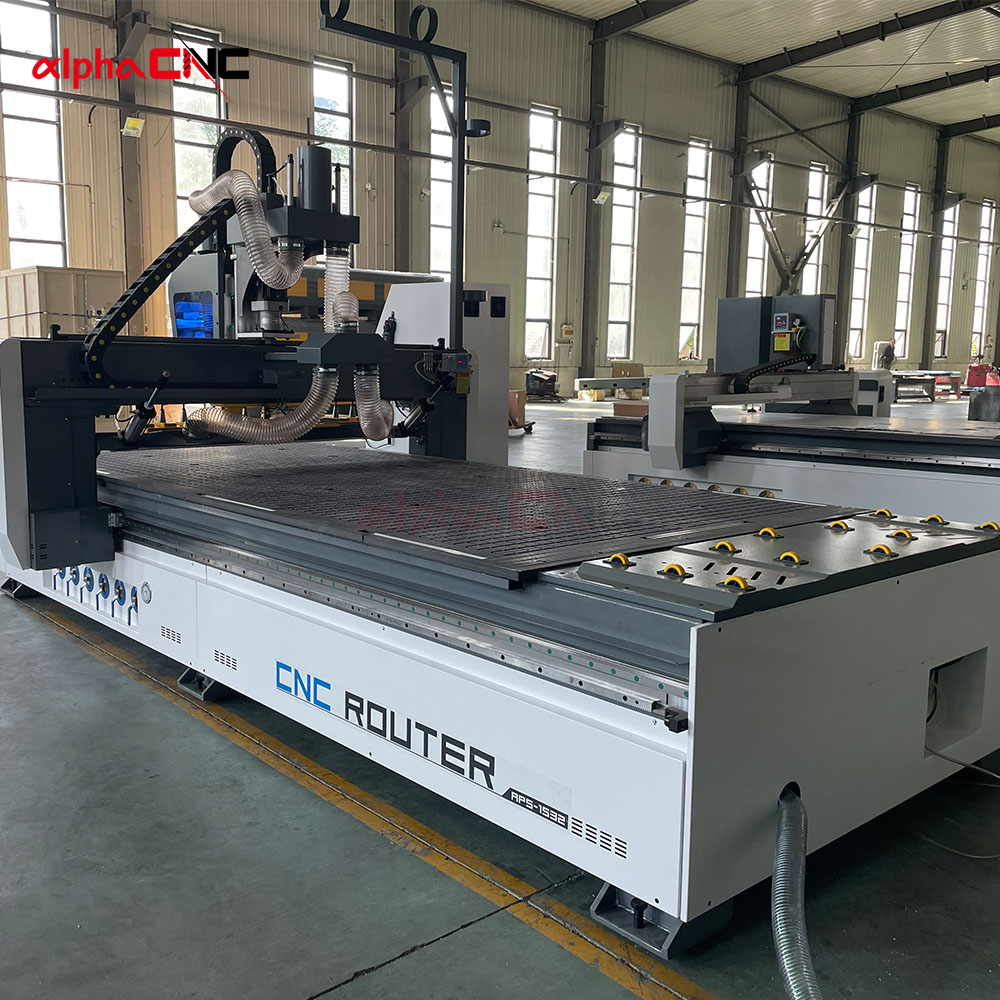 Hot Selling Alpha Wood CNC Router ATC 3 Axis 220V 380V Wood Carving ATC Nesting CNC Router Machine 2130 For Furniture Cabinet