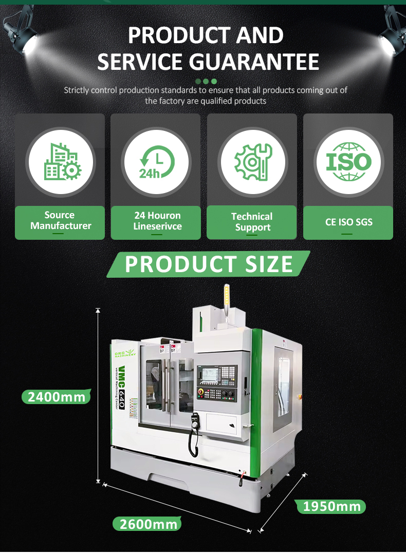 VMC600 Milling Machine Front View