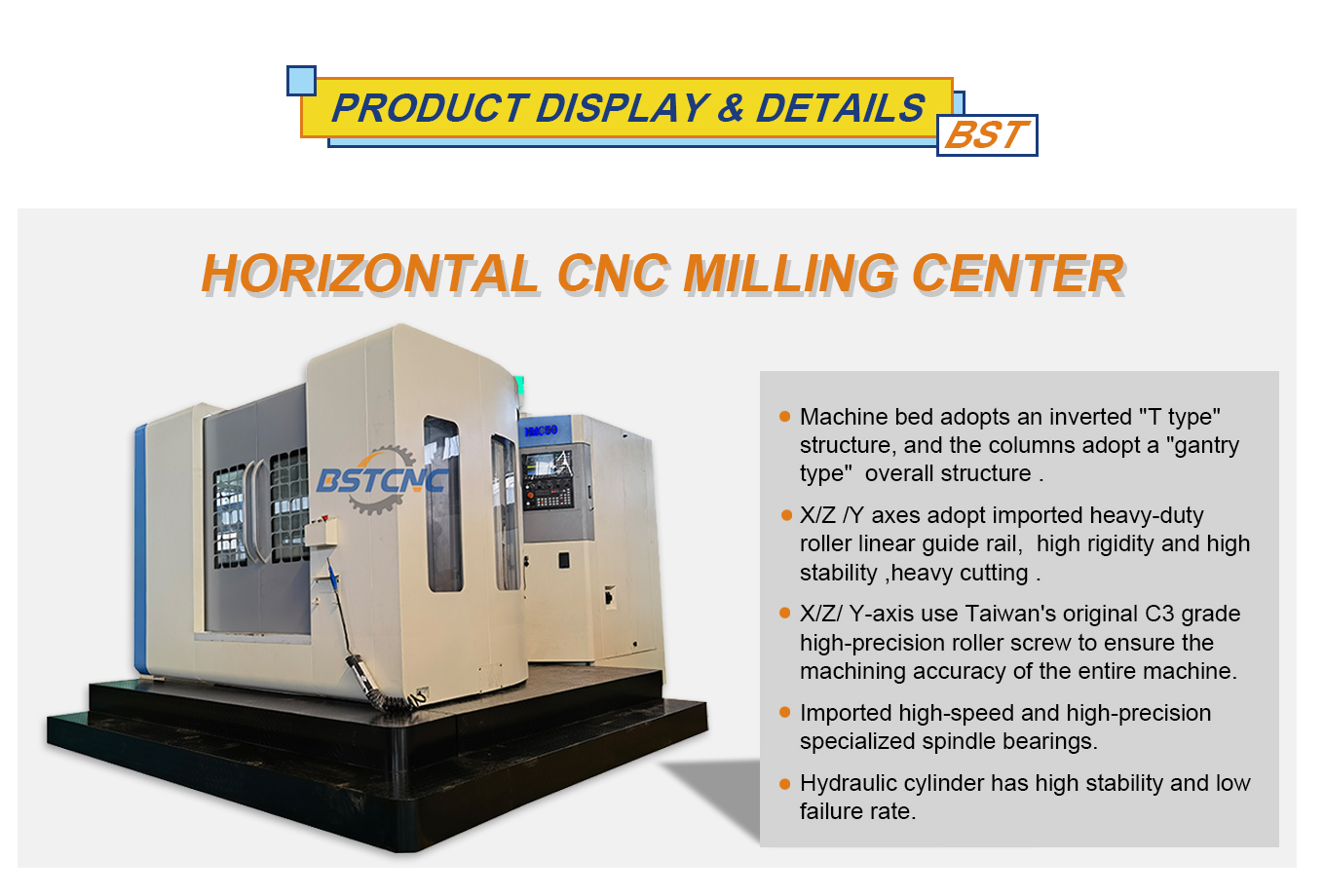 HMC500 CNC Milling Machine Horizontal Machining Center