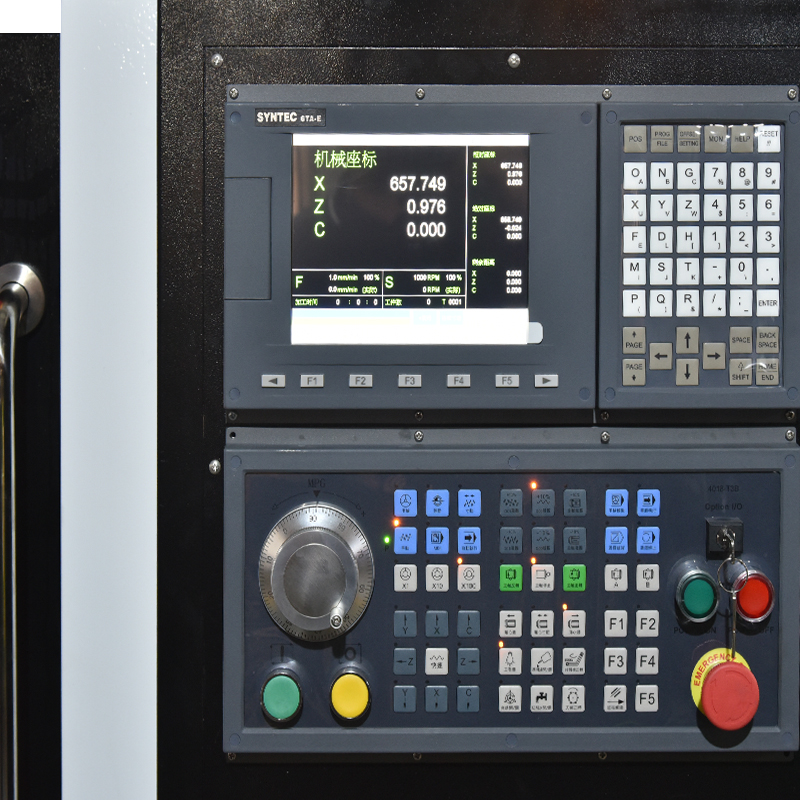 High Precision Slant Bed CNC Lathe Turning Center Gang Tool Parallel Lathe Fully Automatic Robotic Arm High Efficiency
