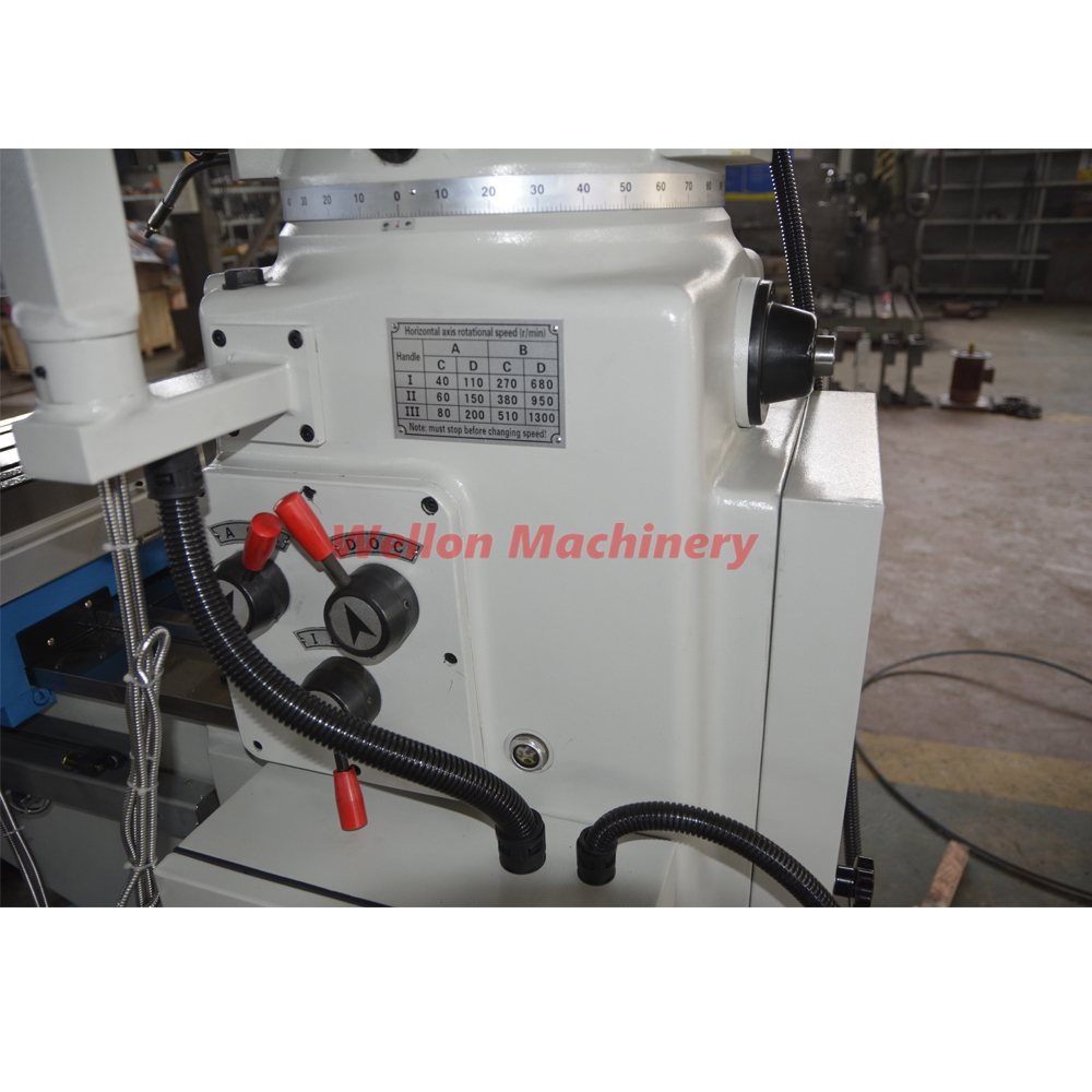 Gear driven horizontal mill spindle