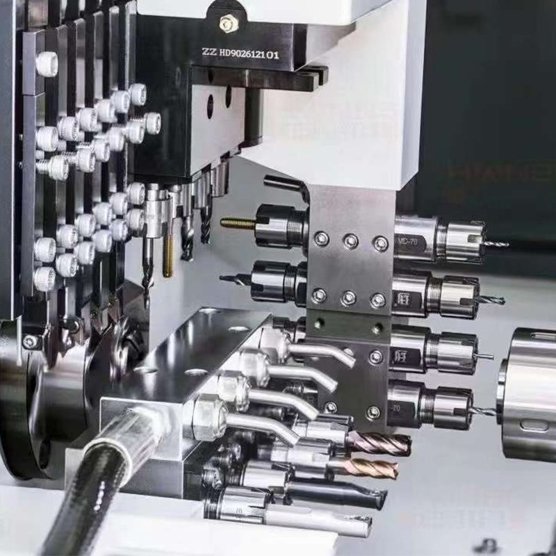 High Precision 2 Spindle Ck1120 Swiss Type CNC Lathe for Metal Cutting