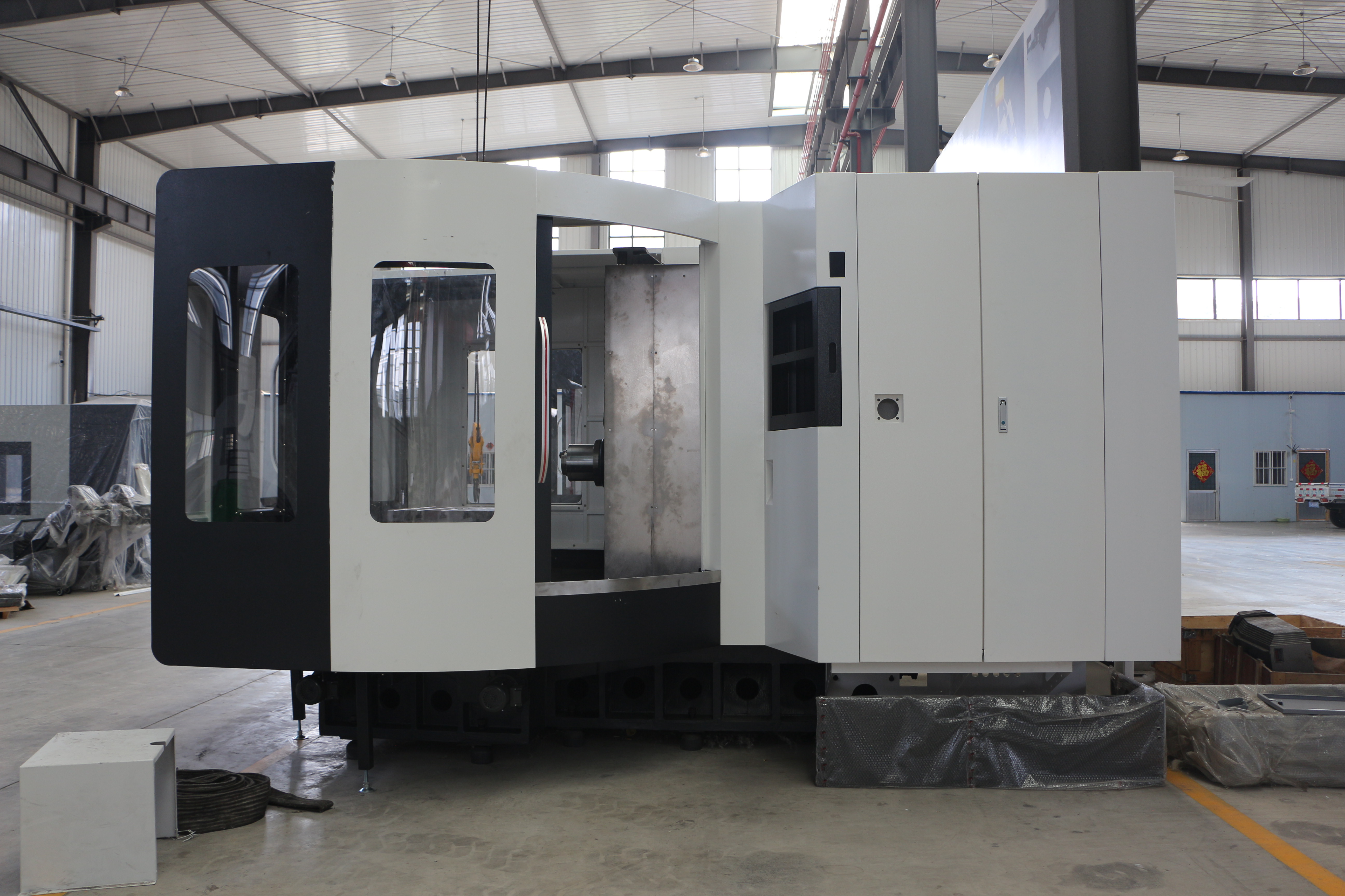High Quality Fanuc CNC Heavy Duty Horizontal Machining Center HMC630 Single Spindle Flat Bed Lathe Metal Milling Machine