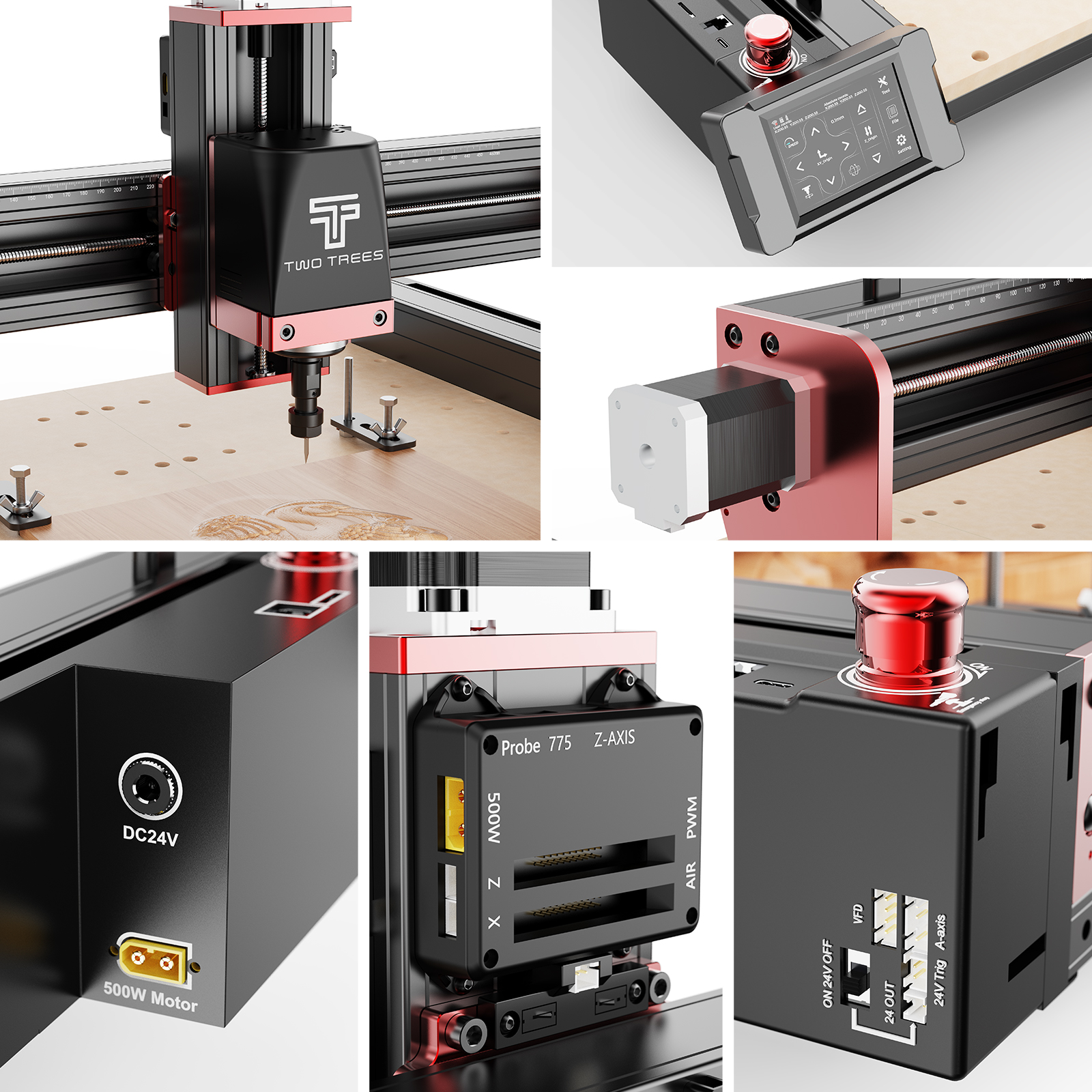 Bench Top Cnc Machine Two Treees TTC 450 Pro Desktop Cnc Mill for Small Workshops and Home Businesses