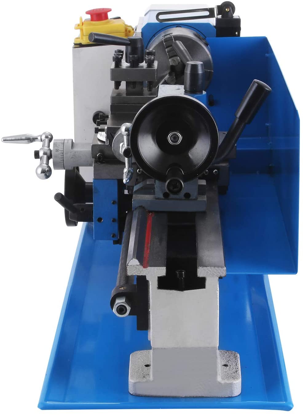 Automatic Metal Horizontal Manual Mini Benchtop Lathe Machine 850w with 3-jaw Chuck Mini Lathe Machine for Metal Turning