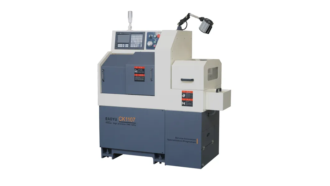 Precision Swiss Type Ck1107D 7mm Sliding Head CNC Lathe Machine