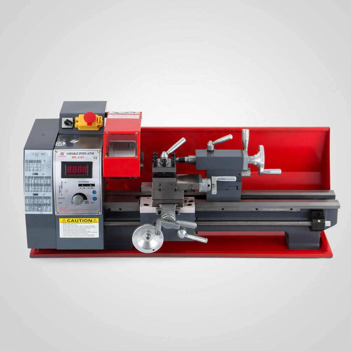 Hydraulic Mini Torno Metal Stone Lathe Machine Heavy Duty Tool Post E5 Small/micro Desktop Benchtop Lathe