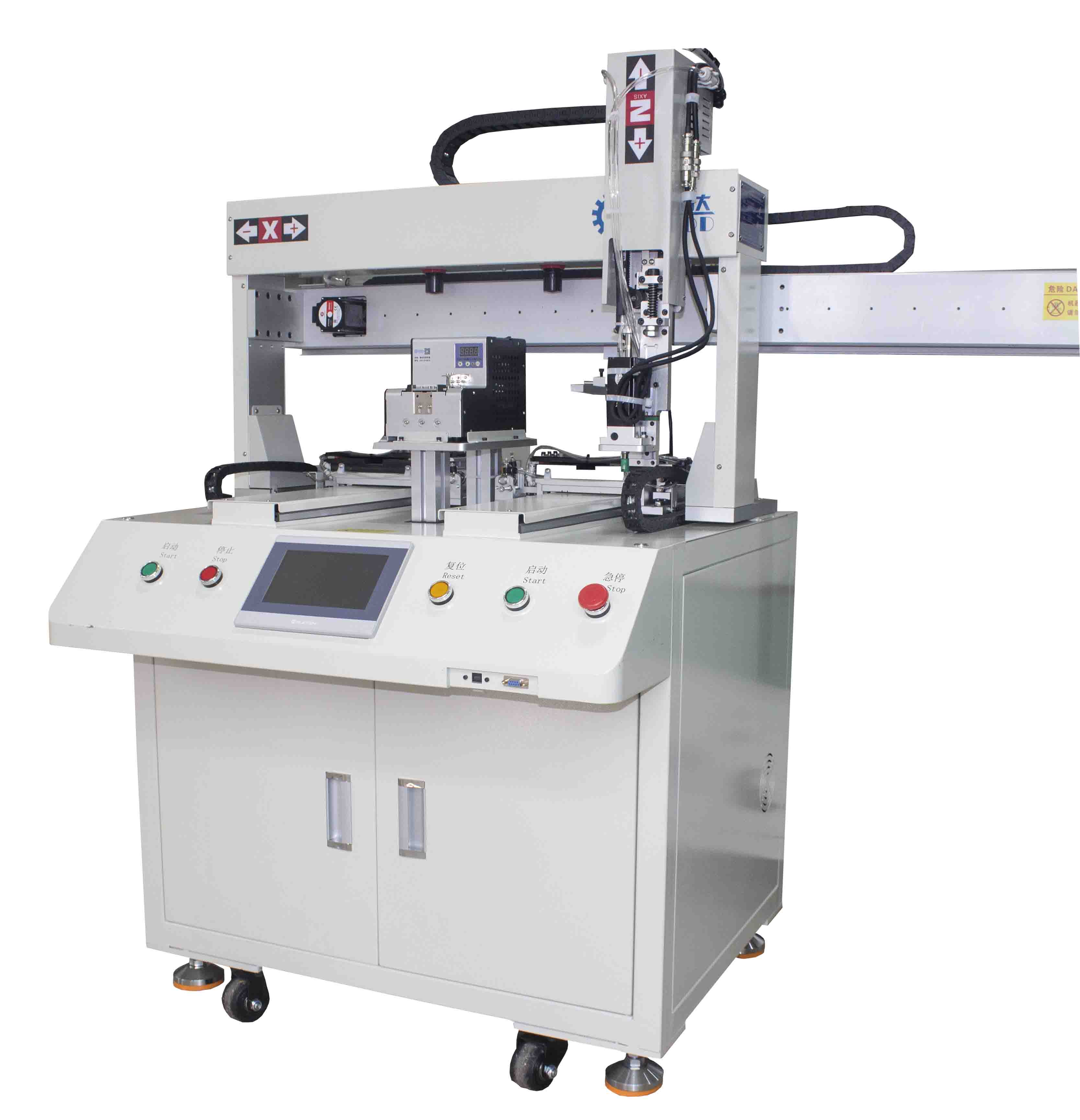 Dual Platform Automatic Screw Locking Machine CNC Precision Robotic Fastening System High Speed Assembly Gearbox Engine