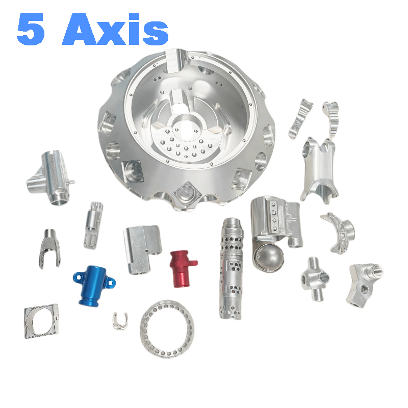 High Precision 5 Axis CNC Milling Turning Service For Aluminum Copper Steel Industrial Components CNC Machining Metal