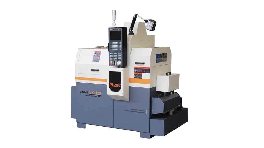 Small Metal Lathe Ck1120 Swiss-Type CNC Lathe with 3 Axes