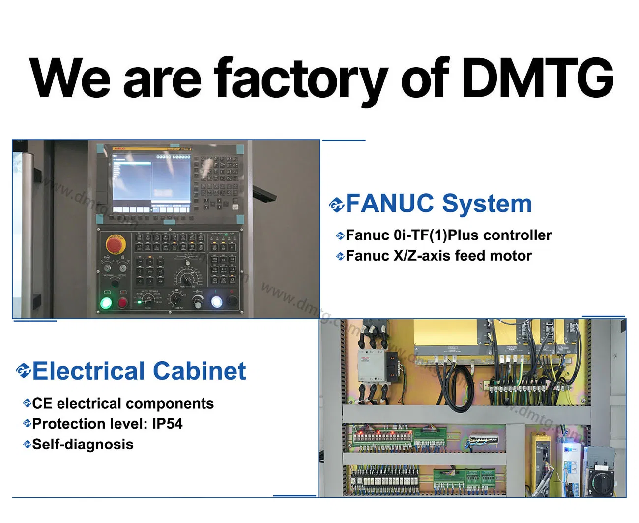 Automatic Gt Dmtg Swiss Type Lathe Torno CNC Fanuc with CE