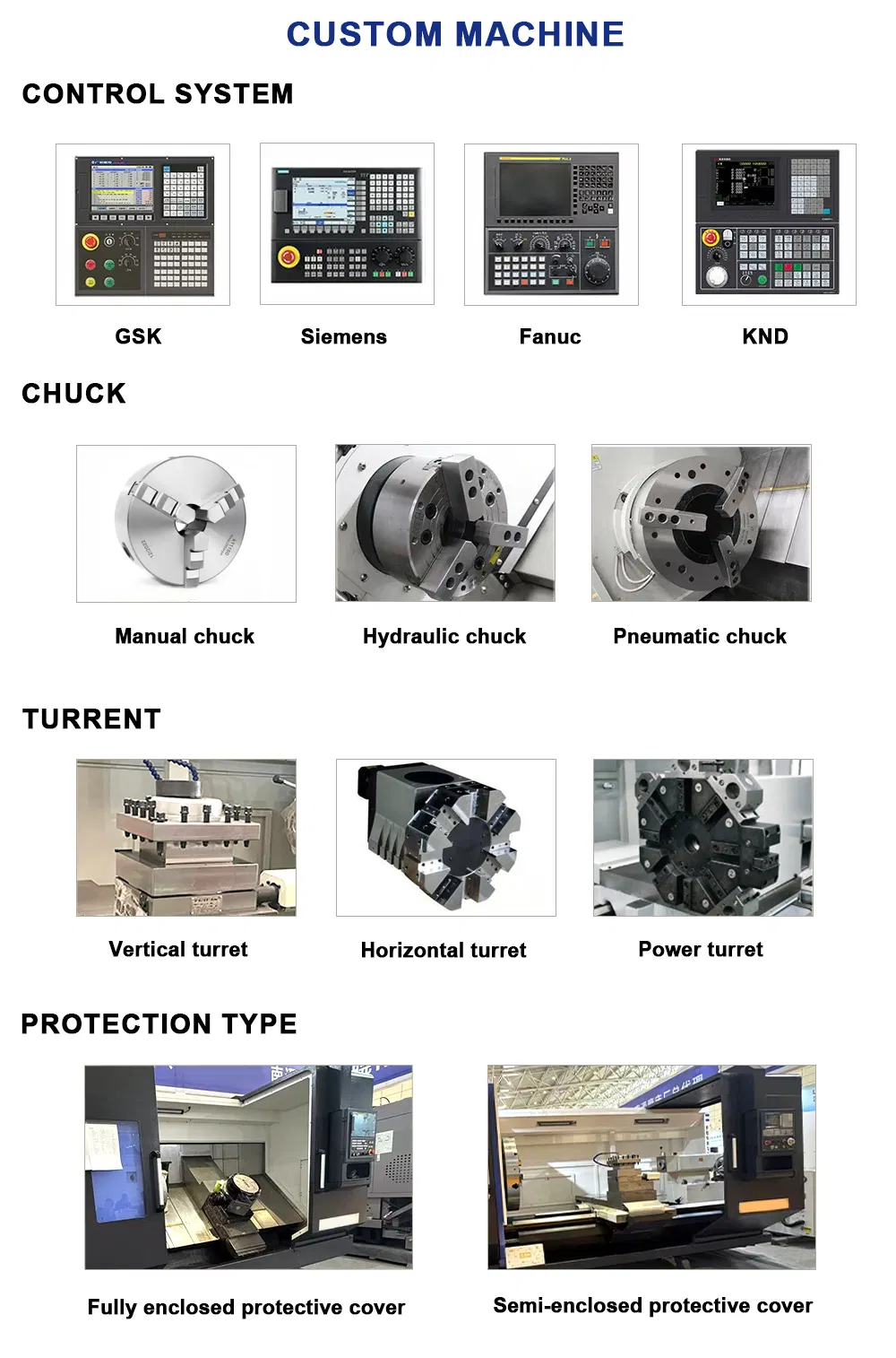 CNC Lathe Machine specifications