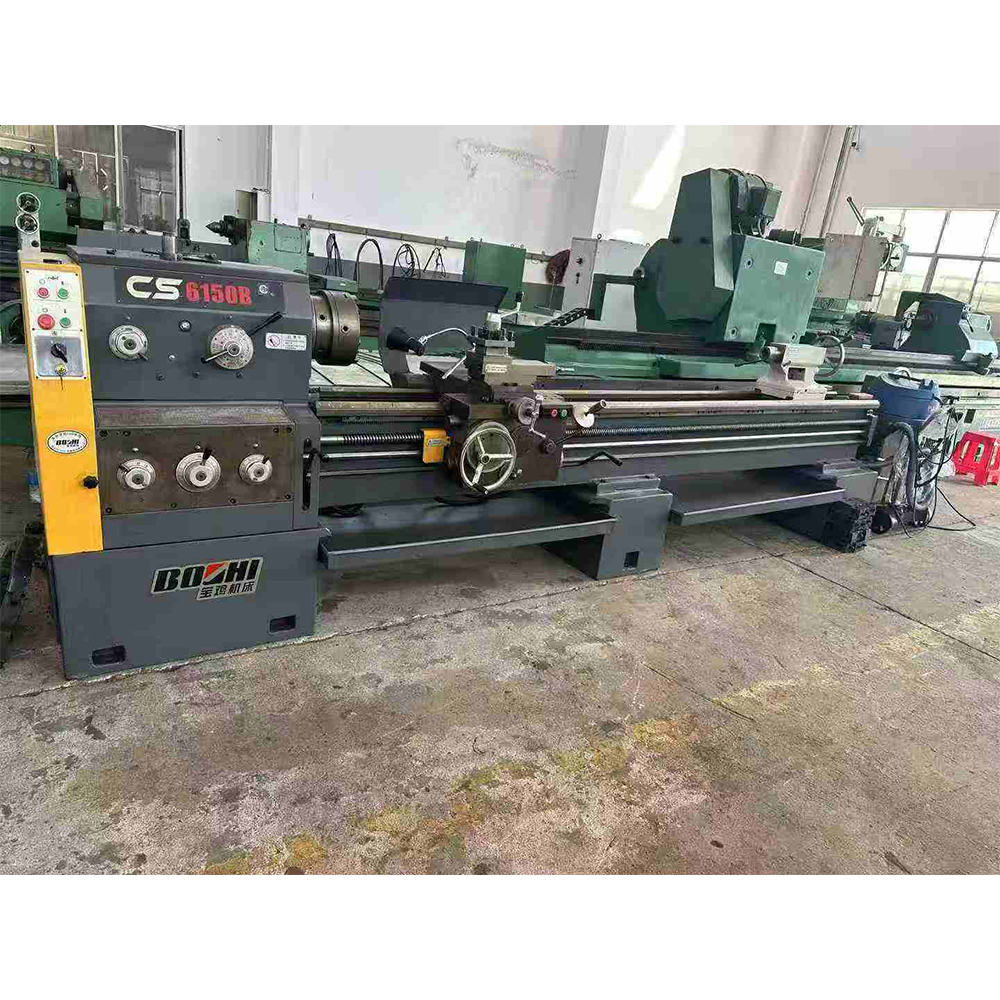 Old Benchtop Baoji CS6150 B 500mm Swing Second Hand Lathe Machine 1 1.5 2 Meter Iron Tool Set