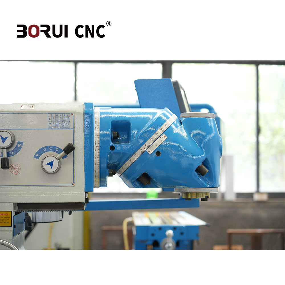 X6226 Universal Milling Machine with Separate Feed Motor and Manual Override for Precise Control in Small Lot Production