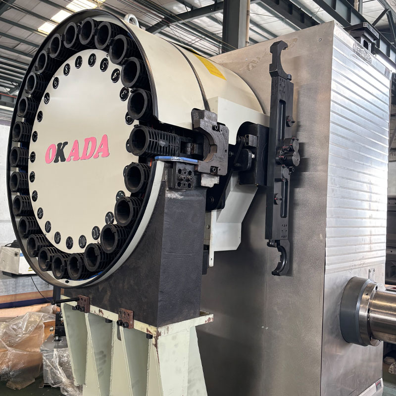 HMC800/TH80 Horizontal Automatic CNC Machining Center 24-Tool Storage System 6000 RPM BT50 Spindle Fanuc Controlled 24-Tool