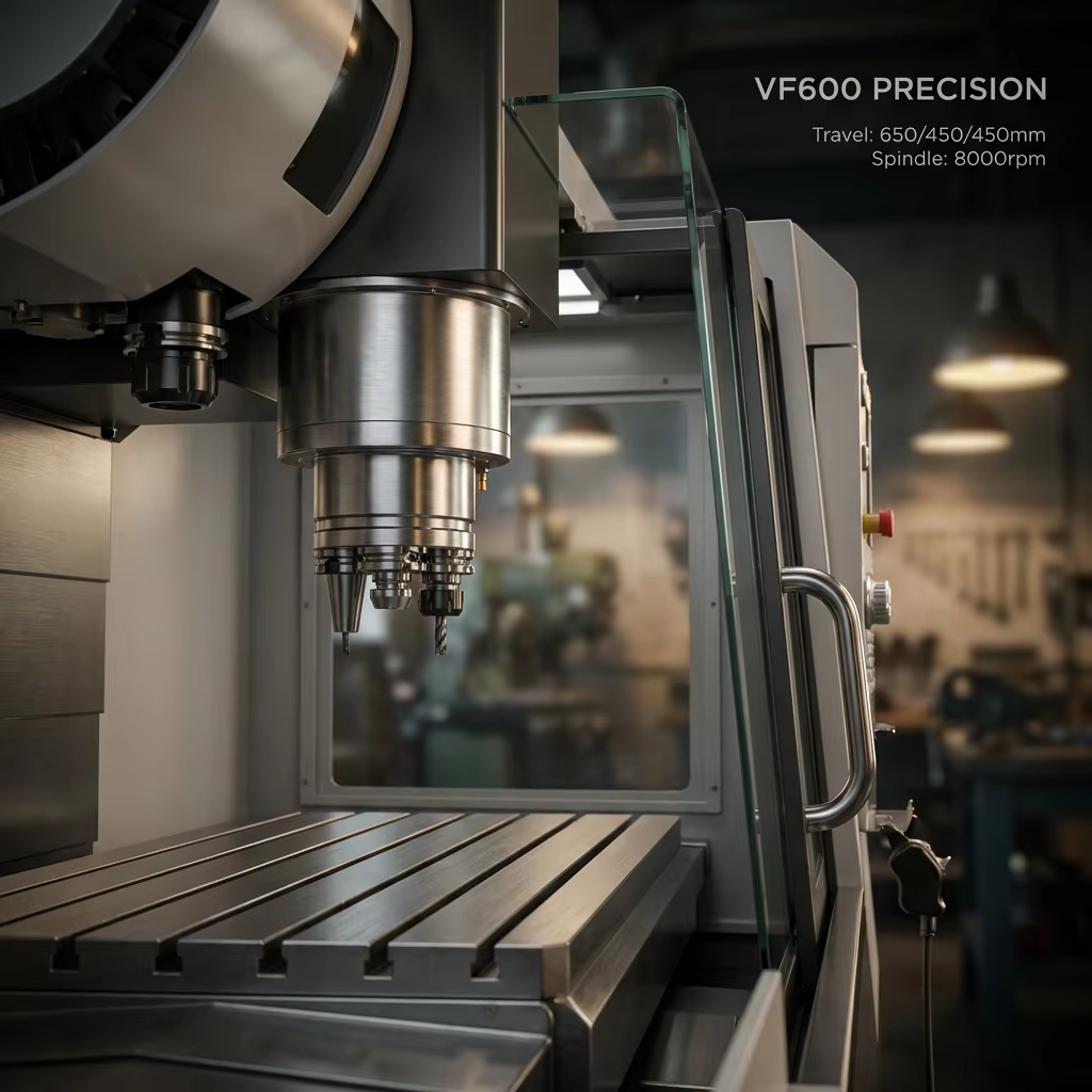 VF600 Vertical Machining Center with Linear Guide Way High Speed CNC Milling Machine for Fast Production