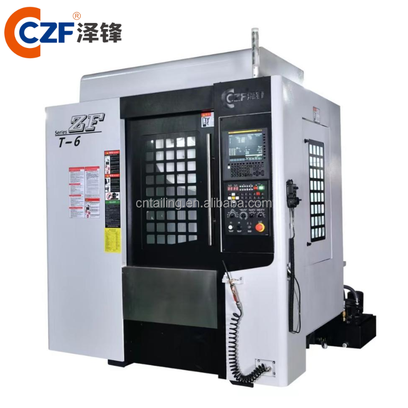 T6 Vertical High Speed CNC Milling Drilling Tapping Machine Single Spindle Mitsubishi Automatic 20000rpm for Aluminum Parts