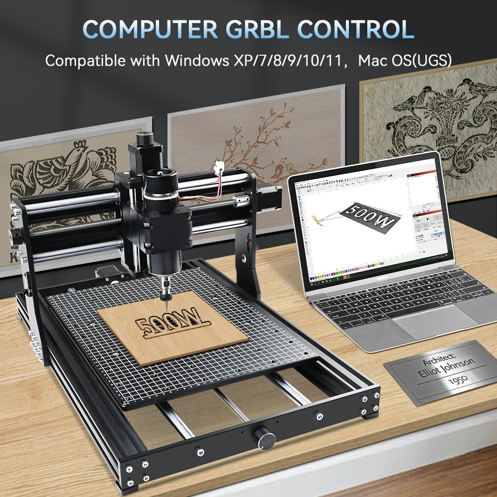 High Precision 4030Pro DIY CNC Router Machine Desktop Mini CNC for Cutting Milling with Offline Controller