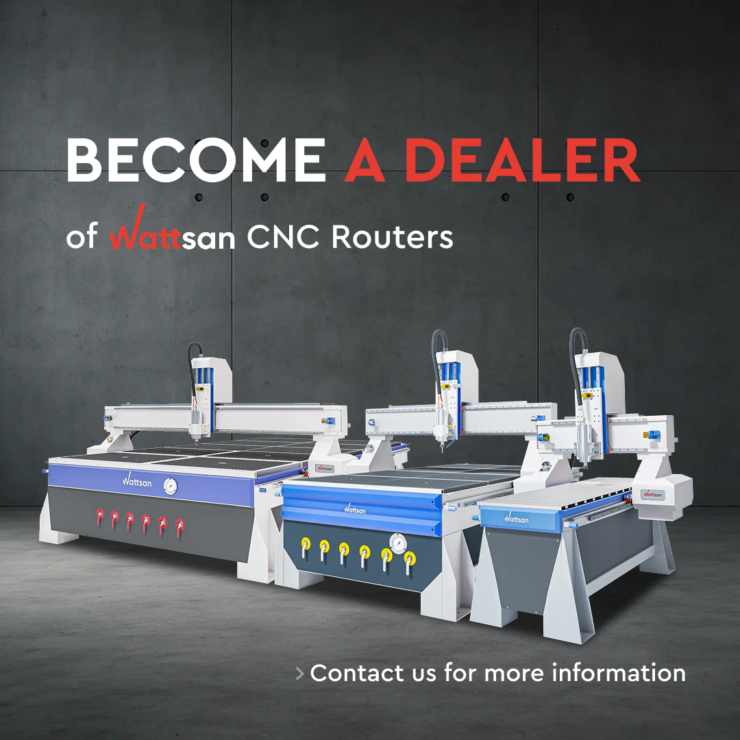 Wattsan 0404 Mini 1.5KW Desktop Business CNC Milling Engraving Cutting Machine Mini Table Router for Wood DSP Control Motor