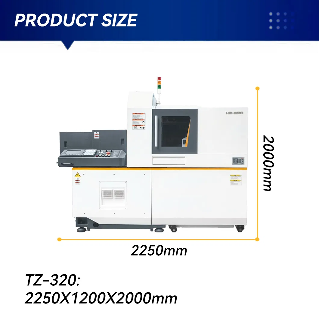 Tz-320 High Precision Swiss Type CNC Lathe for Complex Manufacturing Needs