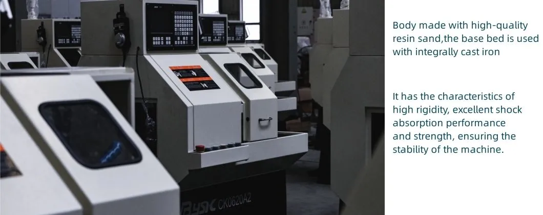 Ck1113 High Accuracy Sliding Head Lathe Body Materials