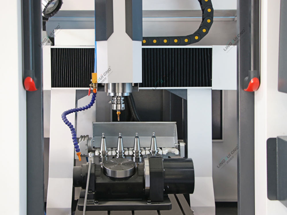 2026 High Precision 5 Axis CNC Milling Machine With ATC For Small Metal Components