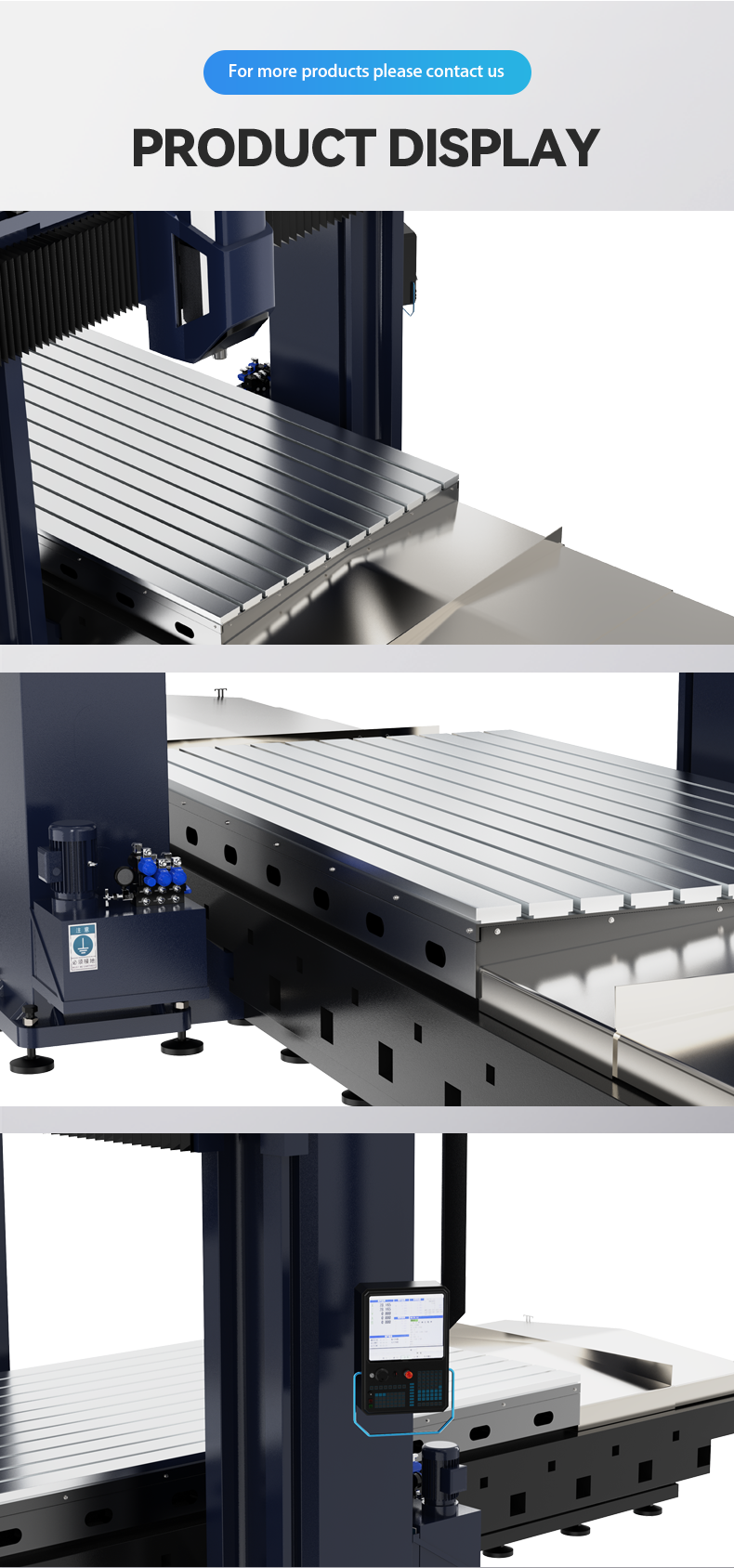 cnc 5 axis gantry detail 1