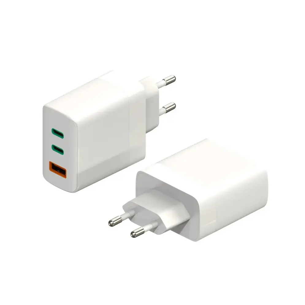 China Custom 5V2.4A  5V3.0A Fast Mobile Charger With EU KC US Plug White Manufacturer, Manufacturers