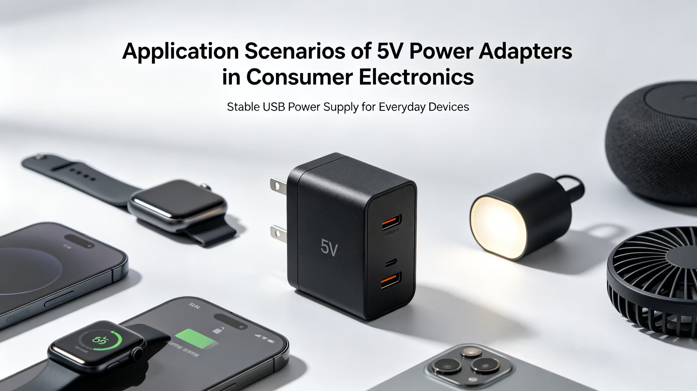 Application scenarios of 5V power adapters in consumer electronics
