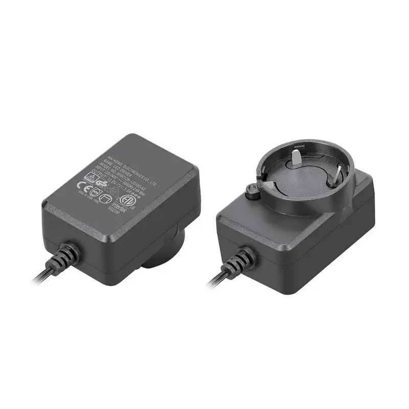 China White / Black Plastic Wall Mount Power Adapter Over Current Protection Manufacturers, Factory