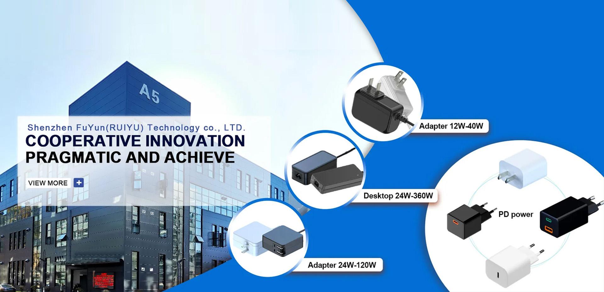 AC DC power adapter production line at FuYun Shenzhen factory